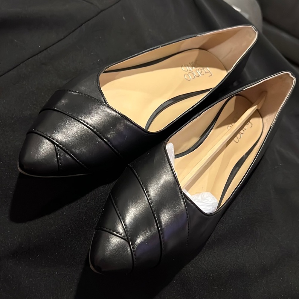 Franco Sarta Black Flats